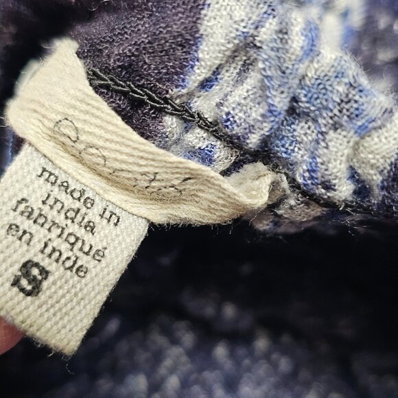 Ecote Womens Wide Leg Lounge Blue Palazzo Boho Flare Pants S Small - Picture 7 of 8